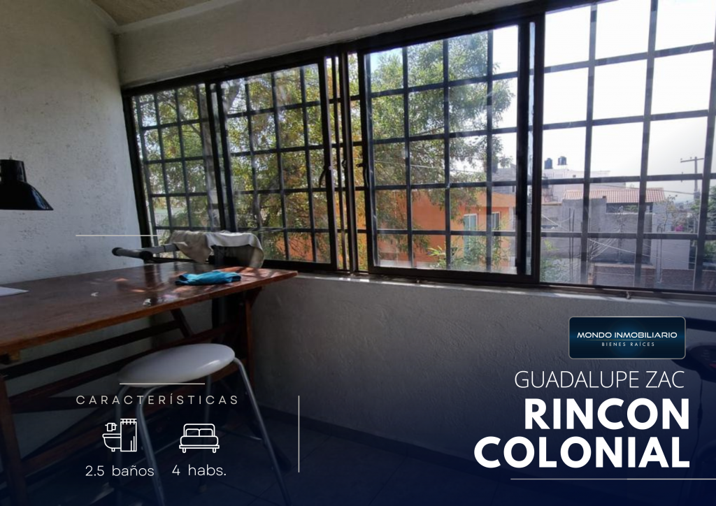 CASA VENTA ZACATECAS RINCON COLONIA  AV SOLIDARIDAD - Mondo Inmobiliario
