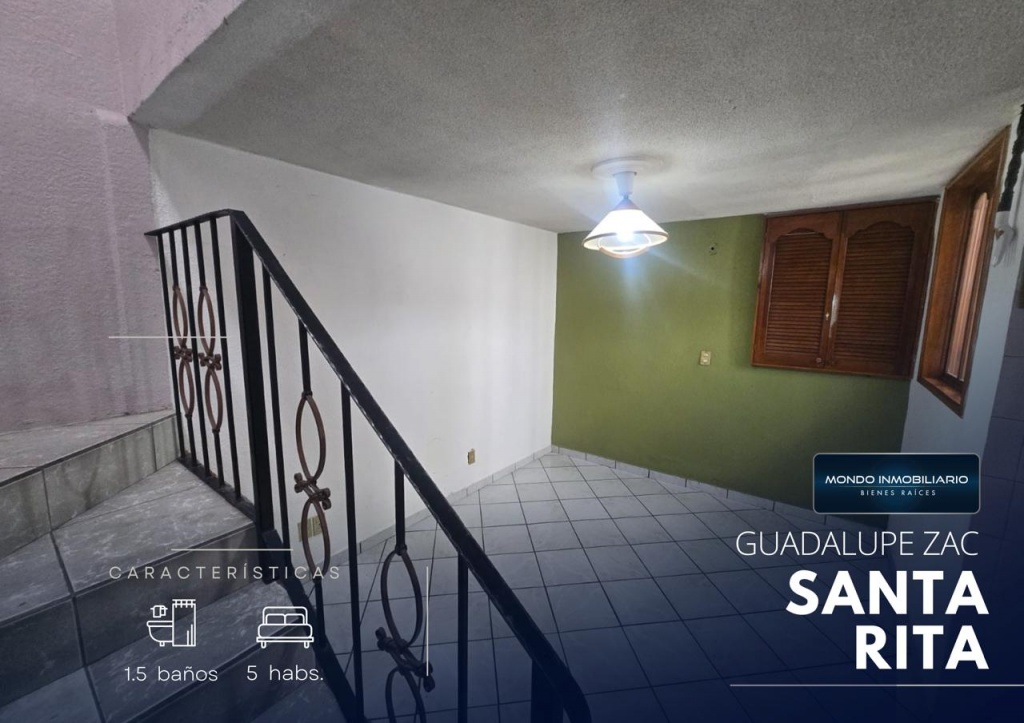 CASA RENTA GUADALUPE COLONIA SANTA RITA - Mondo Inmobiliario