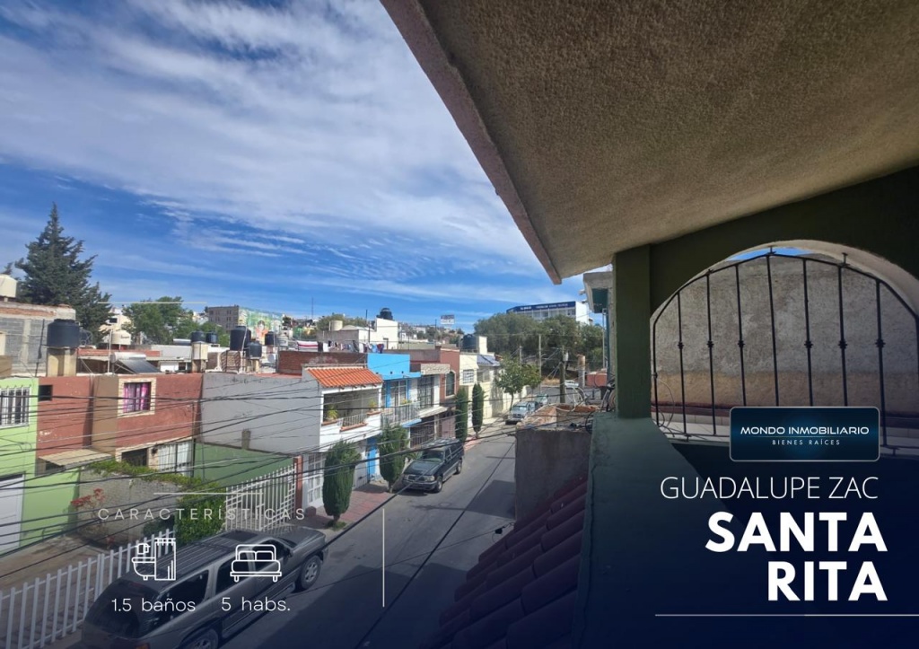 CASA RENTA GUADALUPE COLONIA SANTA RITA - Mondo Inmobiliario