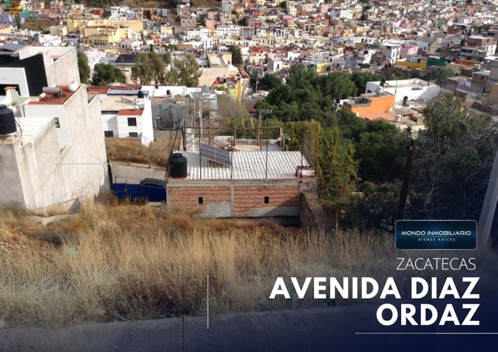 TERRENO VENTA ZACATECAS AVENIDA DIAZ ORDAZ - Mondo Inmobiliario