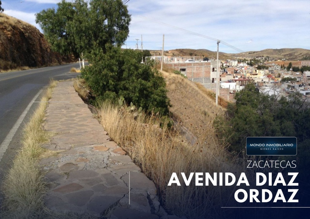 TERRENO VENTA ZACATECAS AVENIDA DIAZ ORDAZ - Mondo Inmobiliario