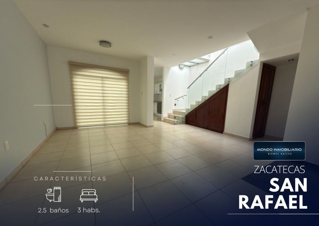 CASA VENTA ZACATECAS PRIVADA SAN RAFAEL - Mondo Inmobiliario