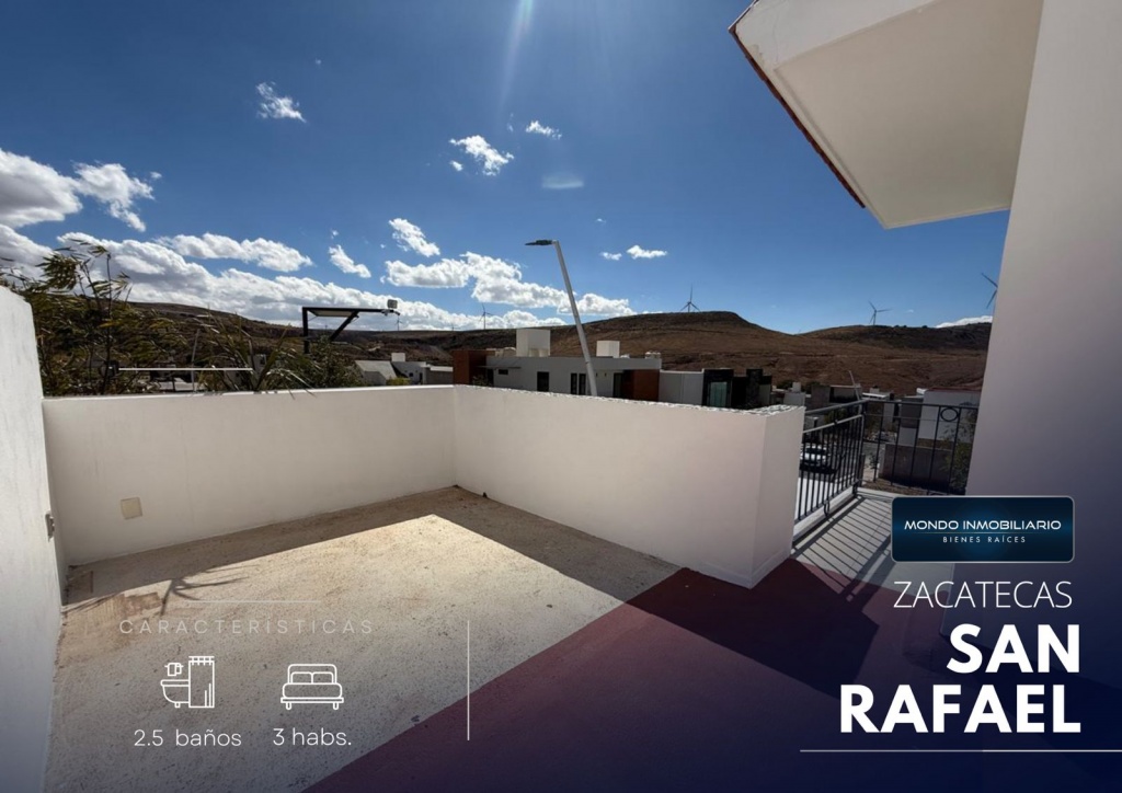 CASA VENTA ZACATECAS PRIVADA SAN RAFAEL - Mondo Inmobiliario
