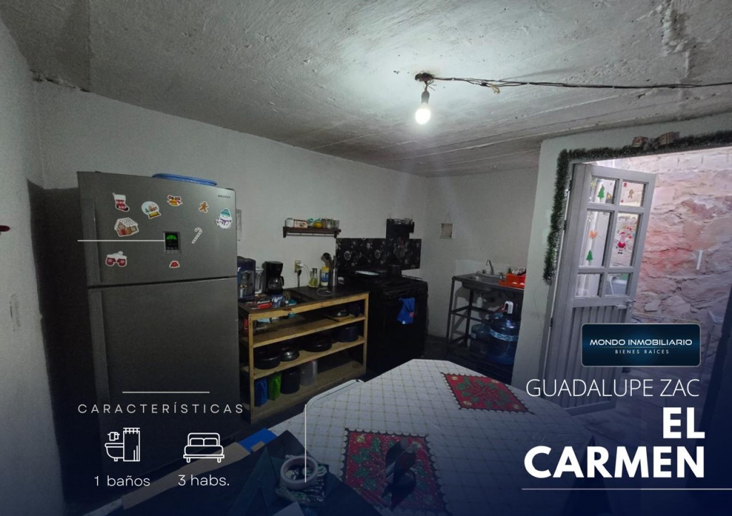 CASA VENTA GUADALUPE FRACCIONAMIENTO EL CARMEN - Mondo Inmobiliario
