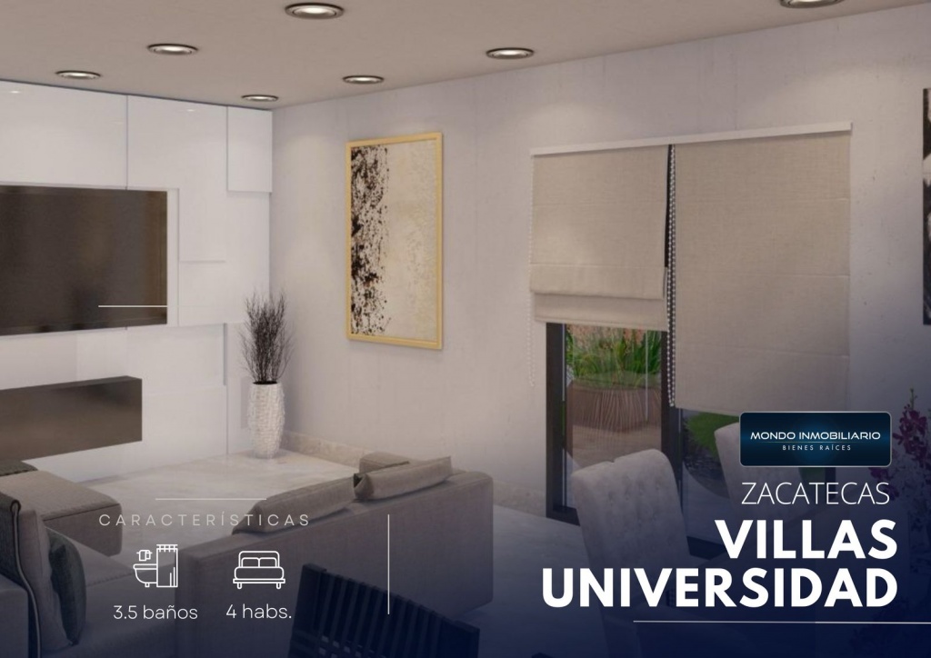 CASA VENTA ZACATECAS VILLAS UNIVERSIDAD - Mondo Inmobiliario