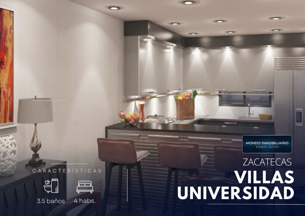 CASA VENTA ZACATECAS VILLAS UNIVERSIDAD - Mondo Inmobiliario