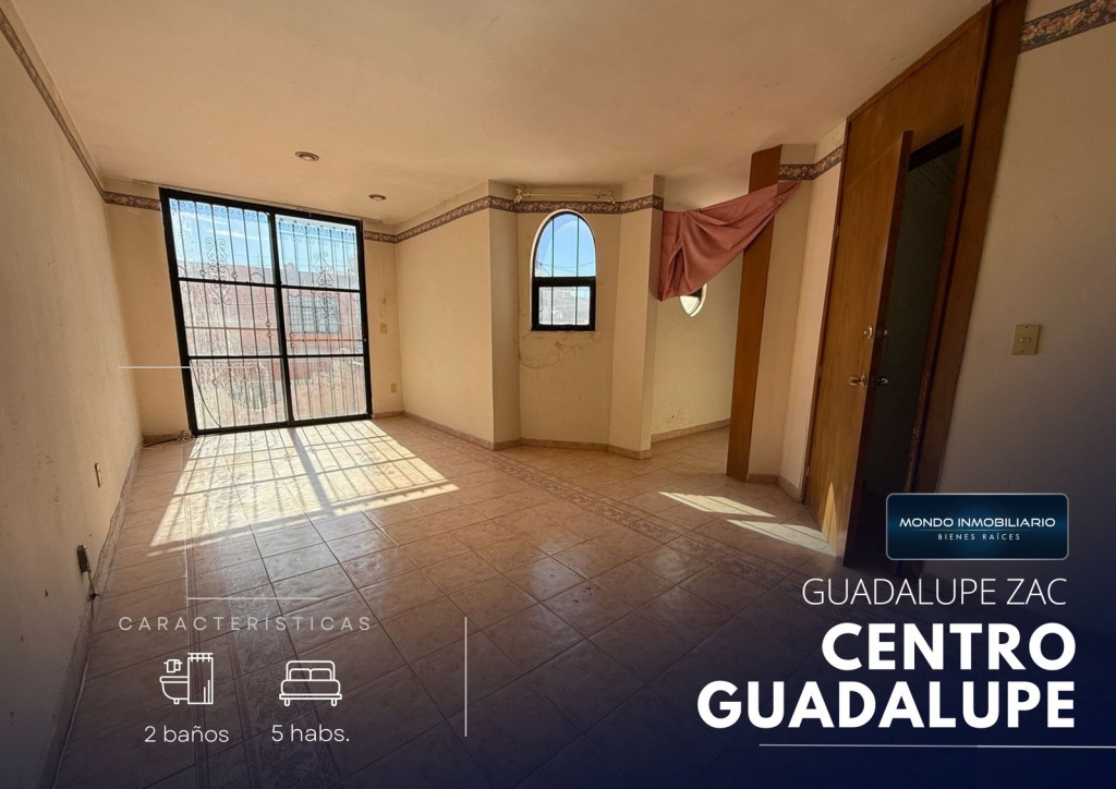 CASA VENTA CENTRO DE GUADALUPE - Mondo Inmobiliario