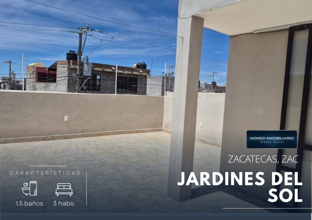 CASA EN RENTA EN JARDINES DEL SOL - Mondo Inmobiliario