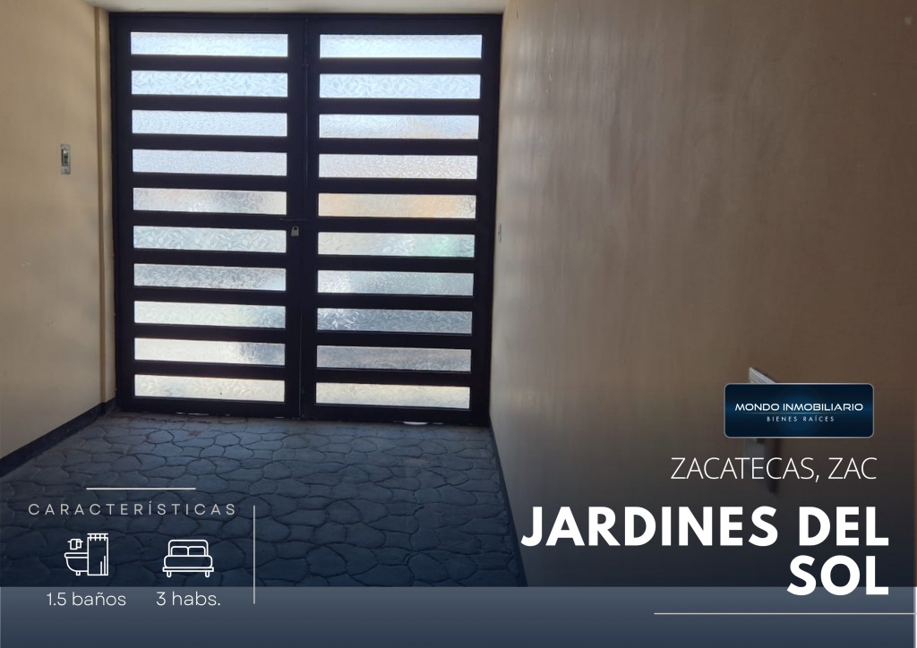 CASA EN RENTA EN JARDINES DEL SOL - Mondo Inmobiliario