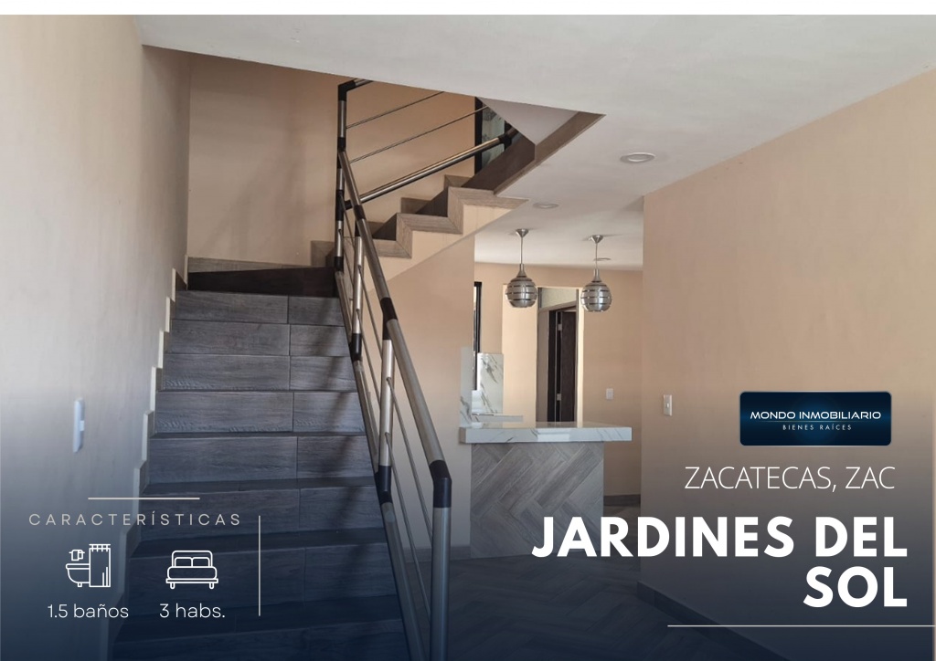 CASA EN RENTA EN JARDINES DEL SOL - Mondo Inmobiliario
