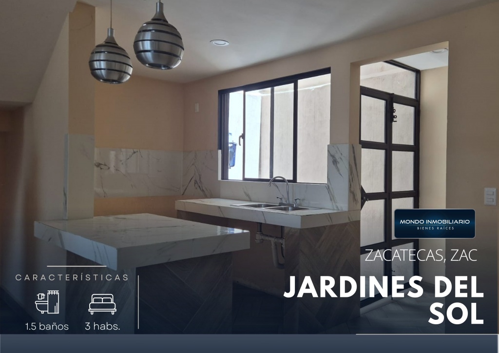 CASA EN RENTA EN JARDINES DEL SOL - Mondo Inmobiliario