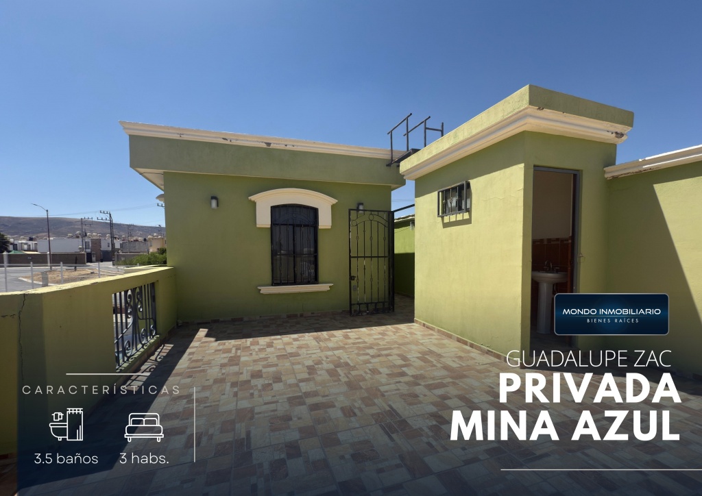 CASA EN FRACCIONAMIENTO MINA AZUL - Mondo Inmobiliario