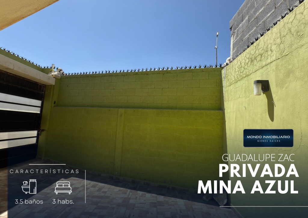 CASA EN FRACCIONAMIENTO MINA AZUL - Mondo Inmobiliario
