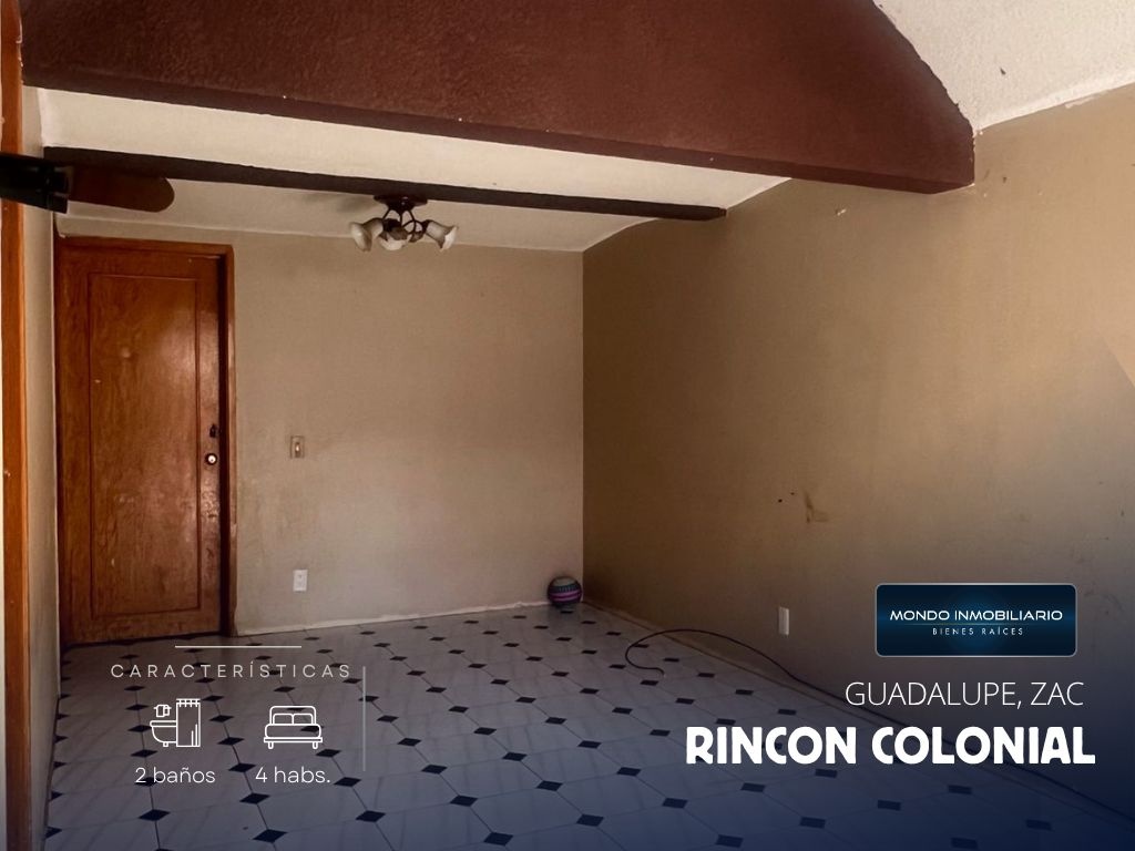 CASA VENTA ZACATECAS RINCON COLONIAL - Mondo Inmobiliario