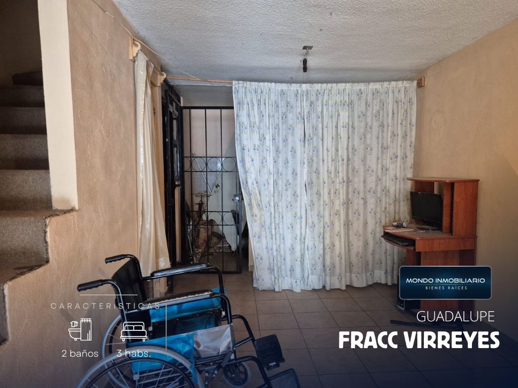 CASA VENTA GUADALUPE FRACC VIRREYES - Mondo Inmobiliario