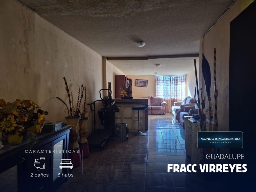 CASA VENTA GUADALUPE FRACC VIRREYES - Mondo Inmobiliario