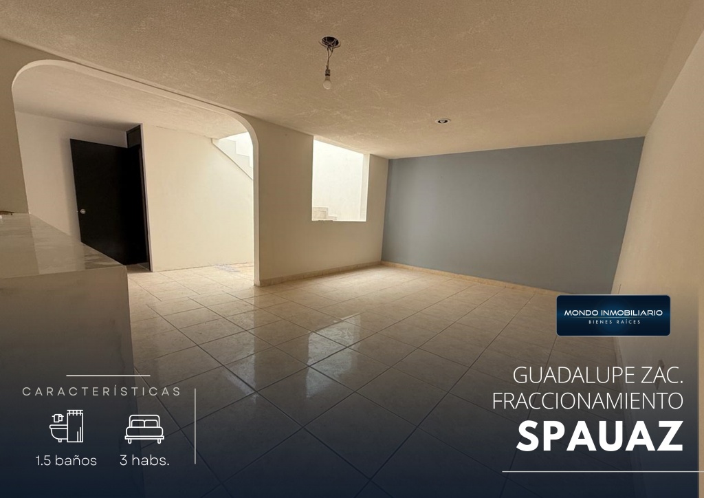 CASA EN FRACCIONAMIENTO SPAUAZ - Mondo Inmobiliario