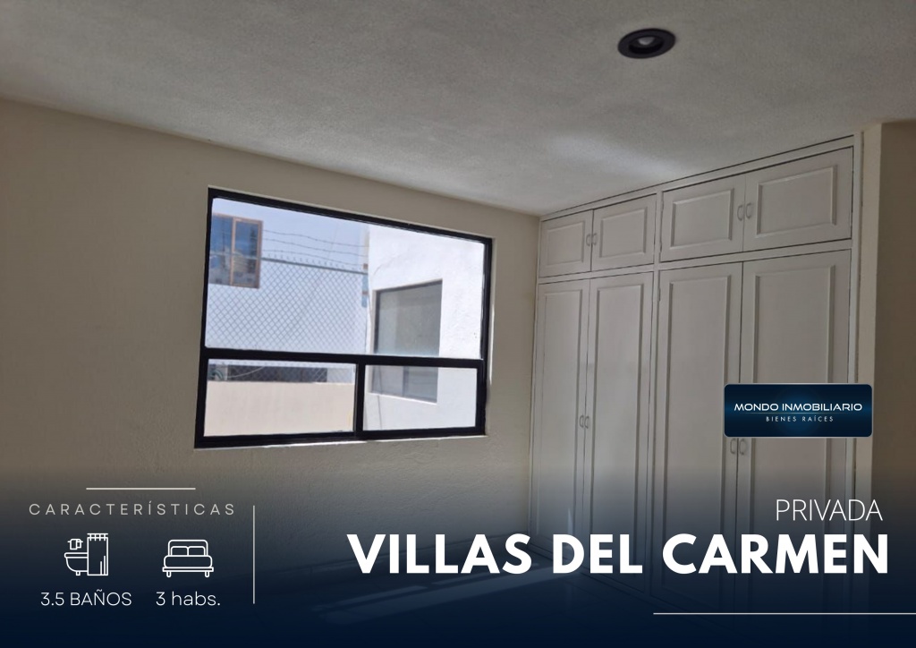 HERMOSA CASA EN PRIVADA VILLAS DEL CARMEN  - Mondo Inmobiliario