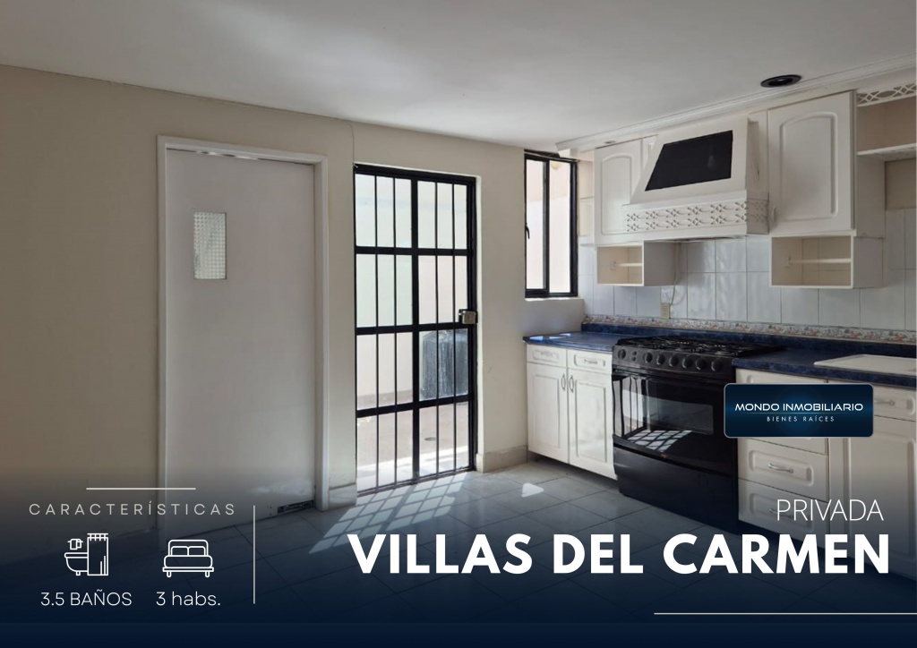 HERMOSA CASA EN PRIVADA VILLAS DEL CARMEN  - Mondo Inmobiliario