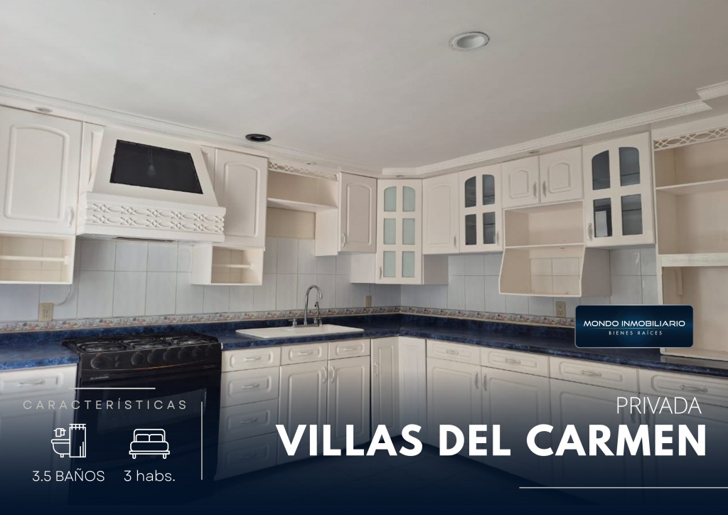 HERMOSA CASA EN PRIVADA VILLAS DEL CARMEN  - Mondo Inmobiliario