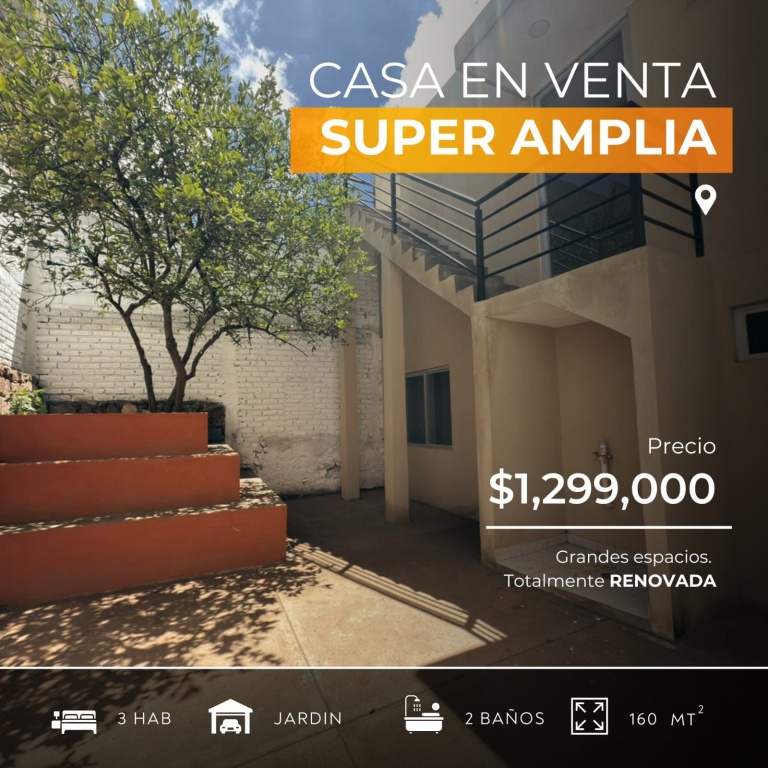 HERMOSA CASA EN VENTA EN TIERRA Y LIBERTAD  - Mondo Inmobiliario