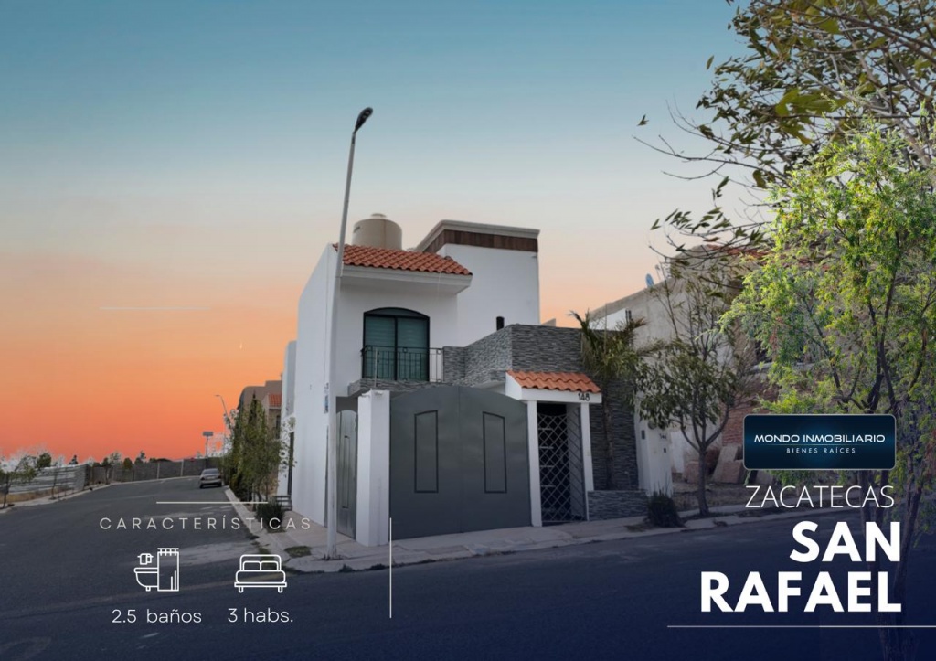 CASA VENTA ZACATECAS PRIVADA SAN RAFAEL