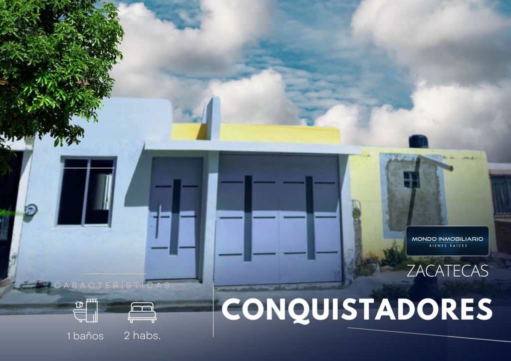 CASA VENTA ZACATECAS FRACCIONAMIENTO CONQUISTADORES
