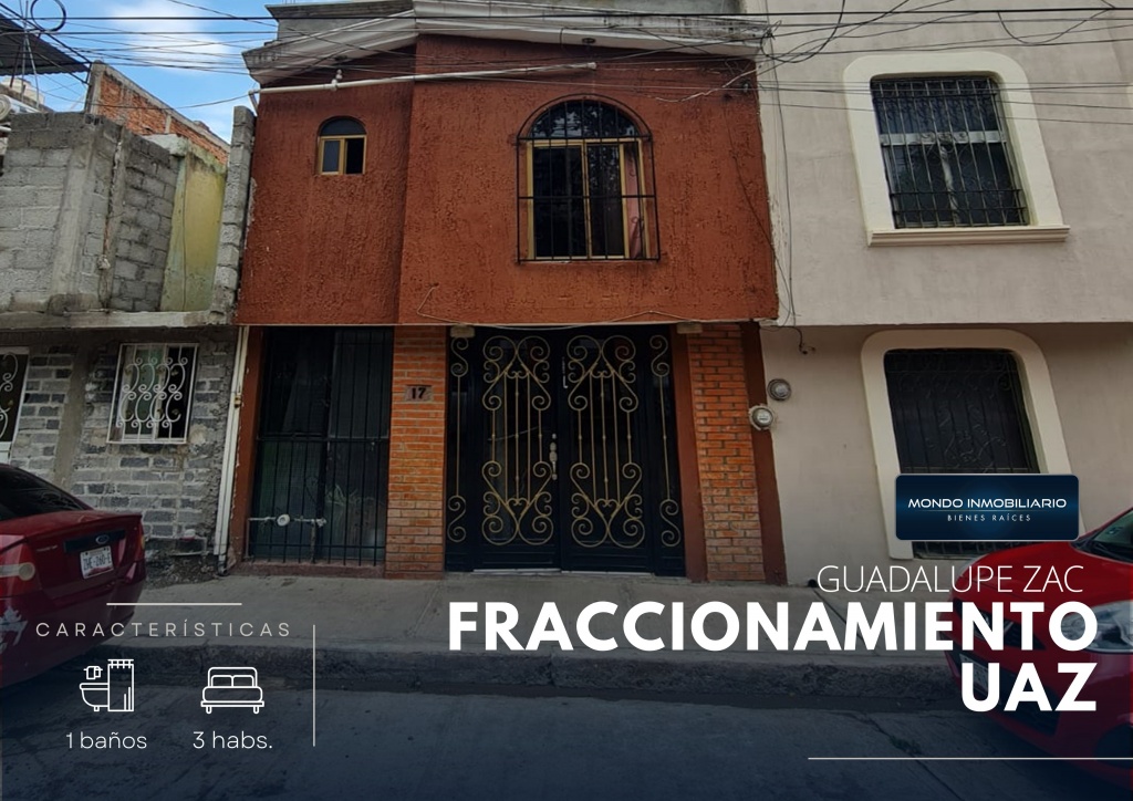 CASA EN FRACCIONAMIENTO UAZ