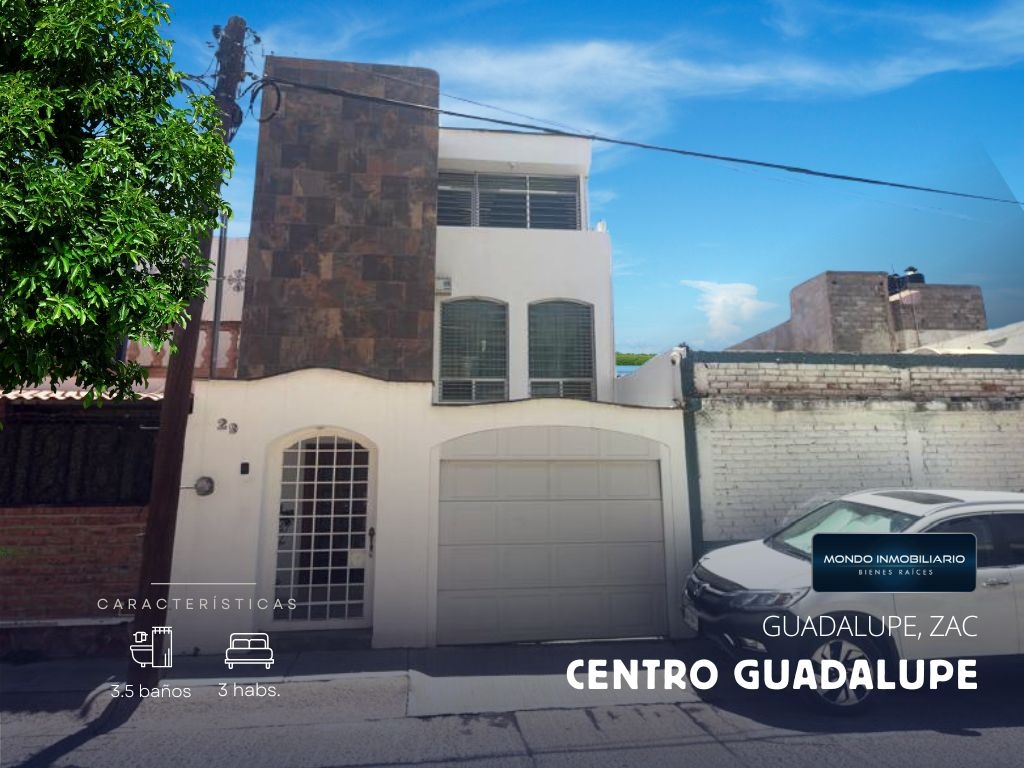 CASA VENTA CENTRO DE GUADALUPE