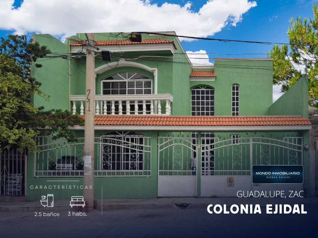 CASA RENTA GUADALUPE COL EJIDAL