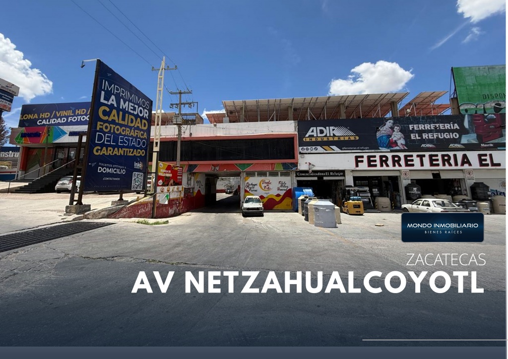 LOCAL COMERCIAL EN AV NETZAHULCOYOTL