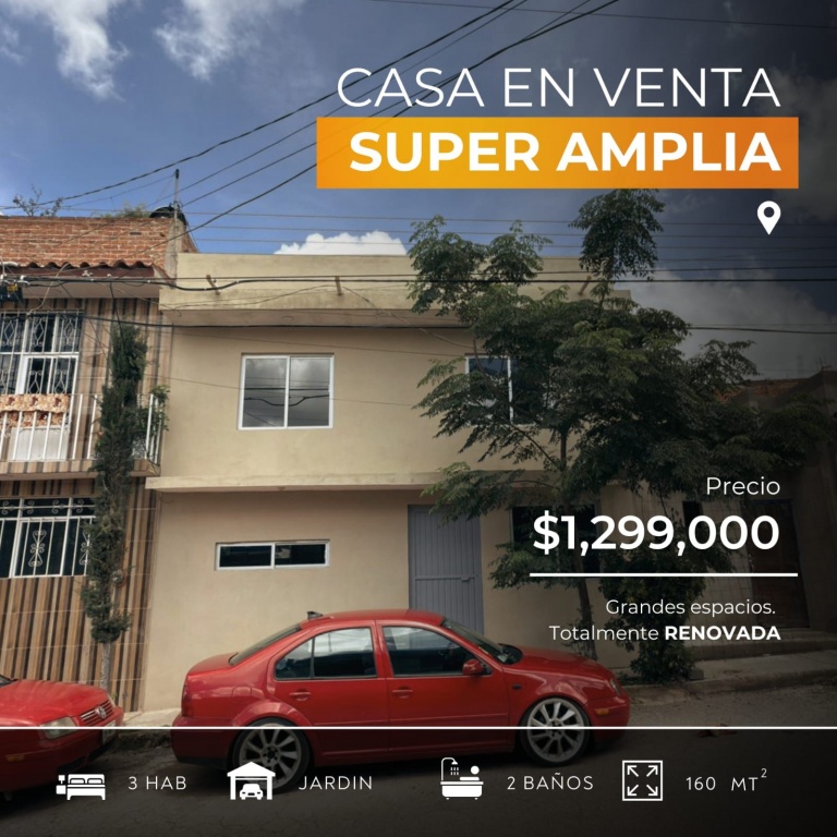 HERMOSA CASA EN VENTA EN TIERRA Y LIBERTAD 