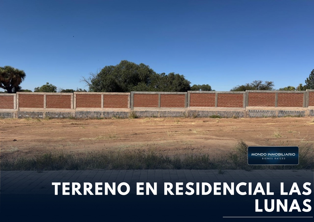 TERRENO RESIDENCIAL LAS LUNAS 