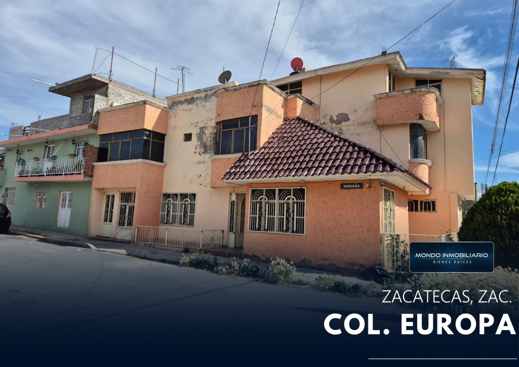 CASA EN ESQUINA EN COLONIA EUROPA